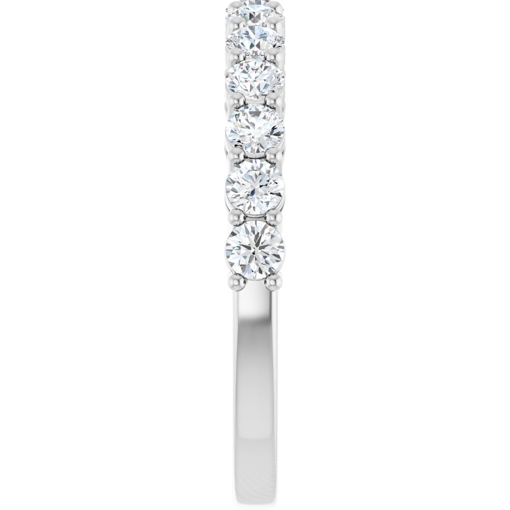 14K White 3/4 CTW Natural Diamond Anniversary Band