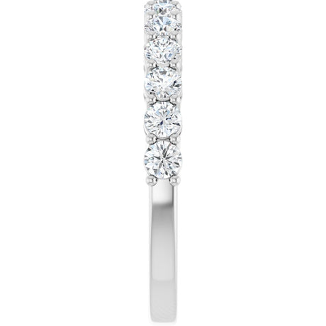 14K White 3/4 CTW Natural Diamond Anniversary Band