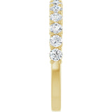14K Yellow 3/4 CTW Natural Diamond Anniversary Band