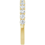 14K Yellow 3/4 CTW Natural Diamond Anniversary Band