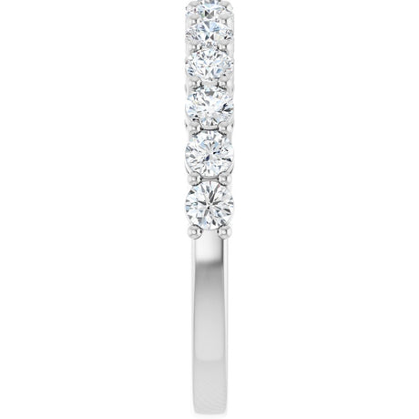 14K White Gold 3/8 CTW Lab-Grown Diamond Anniversary Band