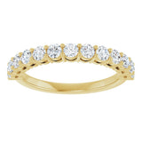 14K Yellow 3/4 CTW Natural Diamond Anniversary Band