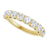 14K Yellow Gold 1 1/2 CTW Lab-Grown Diamond Anniversary Band
