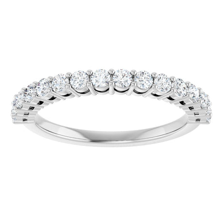 14K White Gold 1/2 CTW Lab-Grown Diamond Anniversary Band