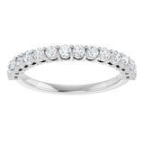 14K White Gold 1/2 CTW Lab-Grown Diamond Anniversary Band
