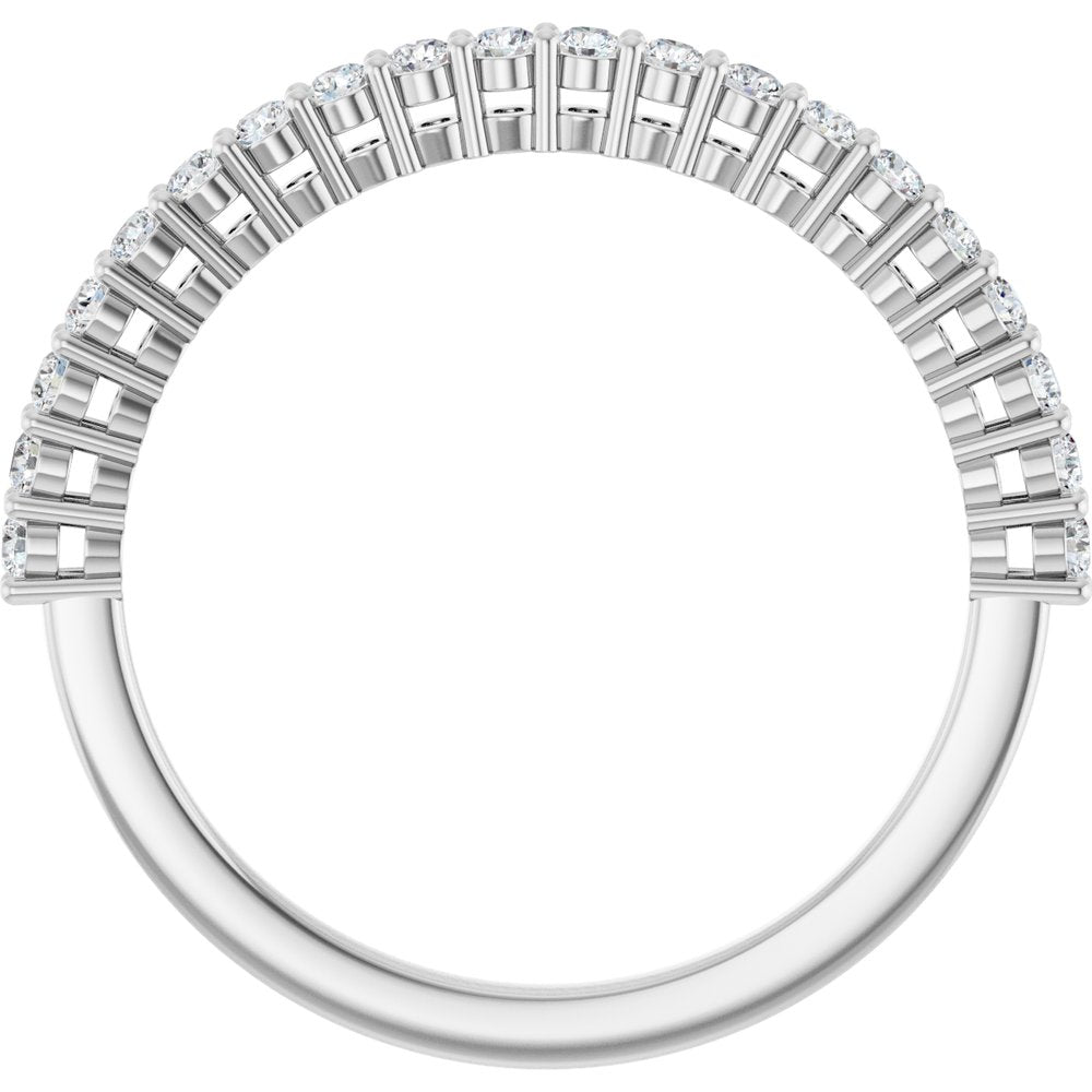 14K White Gold 1/3 CTW Lab-Grown Diamond Anniversary Band