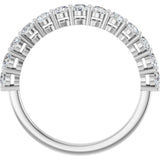 14K White 3/4 CTW Natural Diamond Anniversary Band