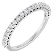 14K White 1/3 CTW Natual Diamond Anniversary Band