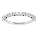 14K White Gold 1/3 CTW Natural Diamond Anniversary Band