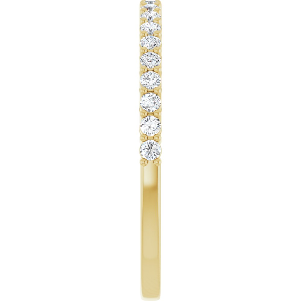 14K Yellow 1/4 CTW Natural Diamond Anniversary Band