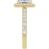 14K Yellow Gold 2 1/2 CTW Lab-Grown Diamond Engagement Ring