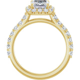14K Yellow Gold 2 1/2 CTW Lab-Grown Diamond Engagement Ring