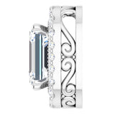 14K White Gold 5/8 CTW Lab-Grown Diamond Pendant