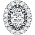 14K White Gold 5/8 CTW Lab-Grown Diamond Pendant