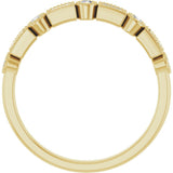 14K Yellow Gold 1/4 CTW Natural Diamond Anniversary Band