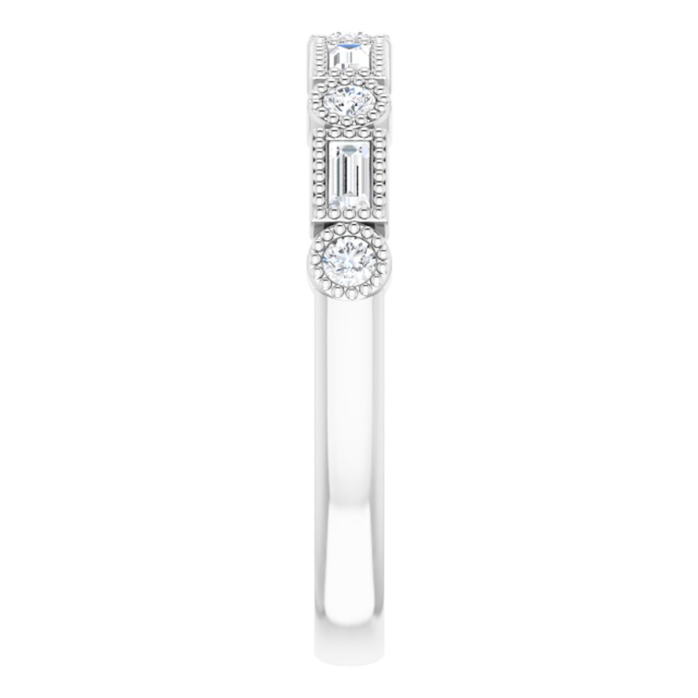 14K White 1/4 CTW Natural Diamond Anniversary Band