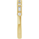 14K Yellow Gold 1/4 CTW Natural Diamond Anniversary Band