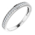 14K White 1/5 CTW Natural Diamond Anniversary Band