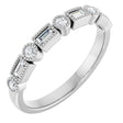 14K White Gold 1/4 CTW Natural Diamond Anniversary Band