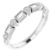 14K White 1/4 CTW Natural Diamond Anniversary Band