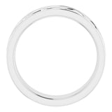 Sterling Silver 6 mm Infinity-Inspired Flat Band Size 7.5