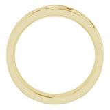14K Yellow Gold 6 mm Infinity-Inspired Flat Band Size 7.5
