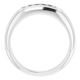 14K White 1/4 CTW Natural Diamond Band