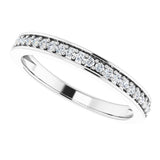 14K White 1/5 CTW Natural Diamond Anniversary Band