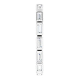 14K White Gold 1/2 CTW Natural Diamond Eternity Band Size 6.5