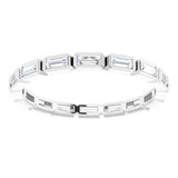 Platinum 1/2 CTW Natural Diamond Eternity Band Size 8