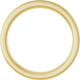 14K Yellow 3/8 CTW Natural Diamond Channel Set Anniversary Band