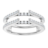 14K White Gold 1/2 CTW Lab-Grown Diamond Ring Gurad