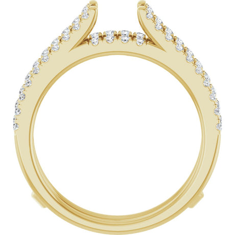 14K Yellow Gold 1/2 CTW Lab-Grown Diamond Ring Gurad