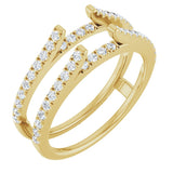 14K Yellow Gold 1/2 CTW Lab-Grown Diamond Ring Gurad