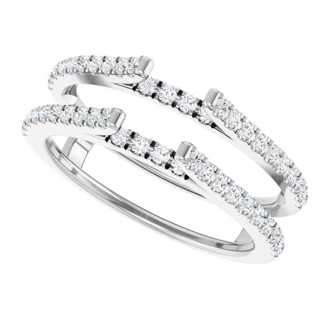14K White Gold 1/2 CTW Lab-Grown Diamond Ring Gurad