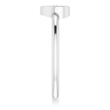 14K White Gold .01 CT Natural Diamond Youth Heart Ring