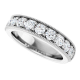 14K White Gold 3/4 CTW Lab-Grown Diamond Anniversary Band