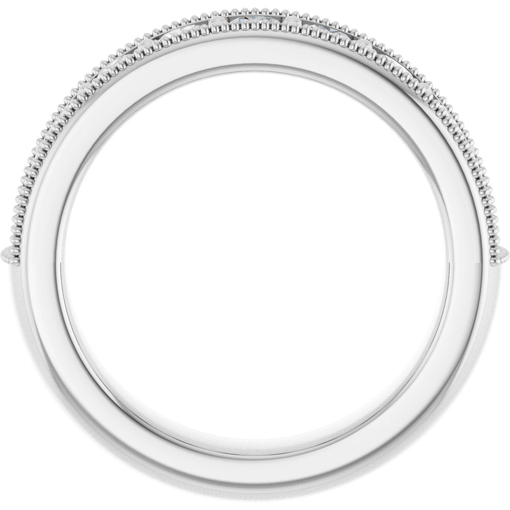 14K White Gold 3/4 CTW Lab-Grown Diamond Anniversary Band