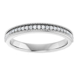 14K White 1/5 CTW Natural Diamond Anniversary Band