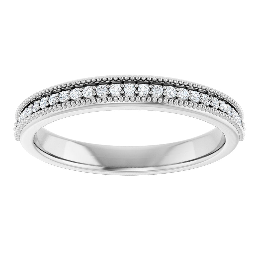 14K White 1/5 CTW Lab-Grown Diamond Anniversary Band