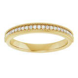 14K Yellow 1/4 CTW Natural Diamond Anniversary Band