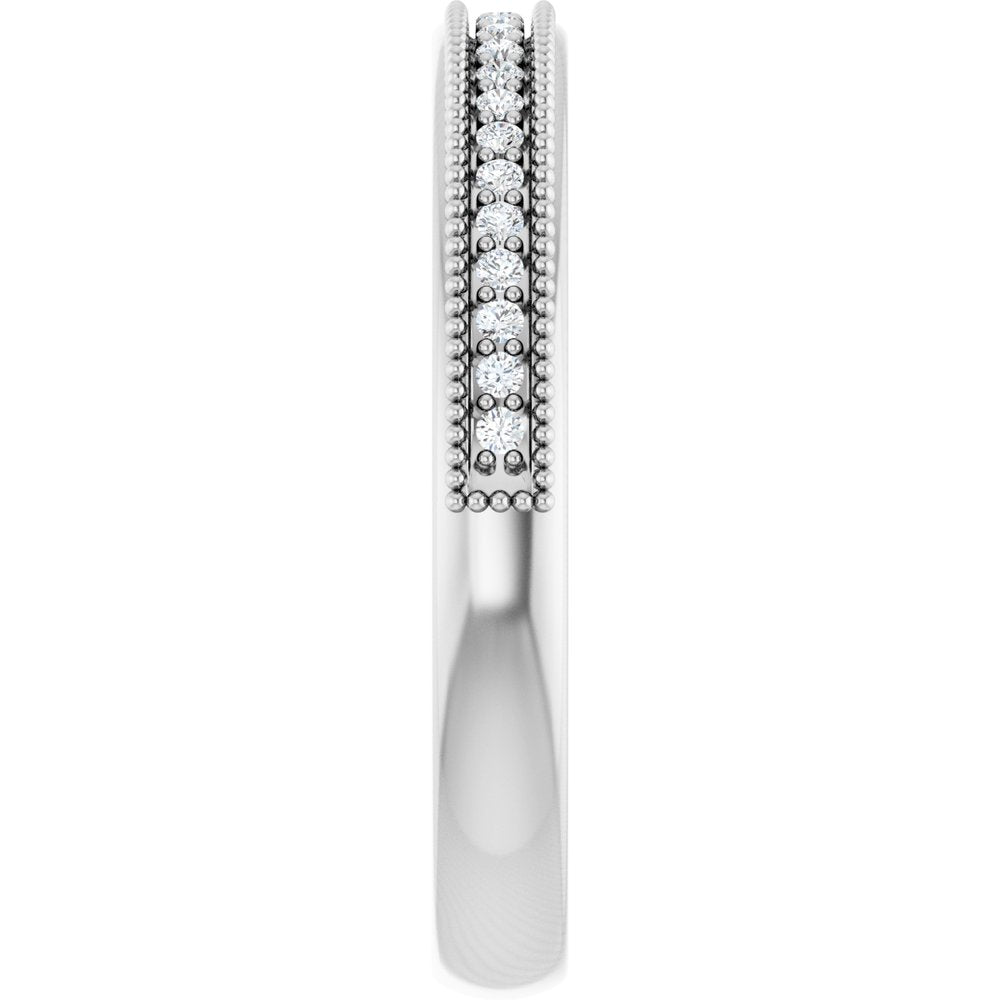 14K White Gold 1/4 CTW Natural Diamond Anniversary Band