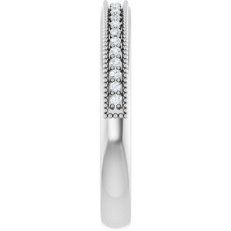 14K White Gold 1/4 CTW Natural Diamond Anniversary Band