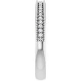 14K White Gold 1/4 CTW Natural Diamond Anniversary Band