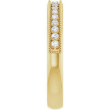 14K Yellow Gold 1/5 CTW Lab-Grown Diamond Anniversary Band