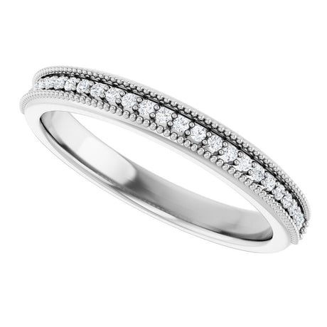 14K White 1/3 CTW Natural Diamond Anniversary Band