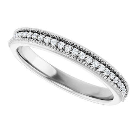 14K White Gold 1/4 CTW Natural Diamond Anniversary Band