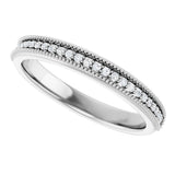 14K White Gold 1/4 CTW Natural Diamond Anniversary Band