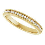 14K Yellow Gold 1/5 CTW Lab-Grown Diamond Anniversary Band