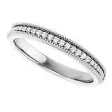 14K White Gold 1/5 CTW Natural Diamond Anniversary Band